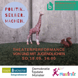Einladung Theaterperformance Politik Selber Machen in Münster